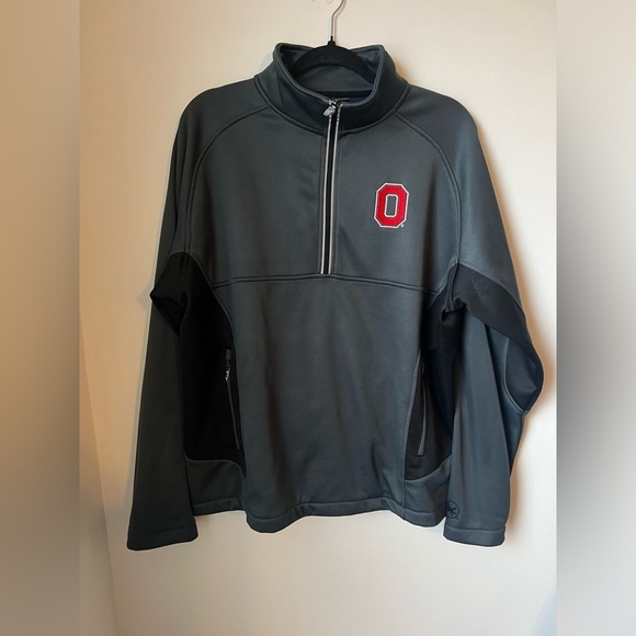 Ohio State Varsity Authentic Apparel MEN’s Long Sleeve Hoodie Pullover Medium - Picture 2 of 10